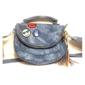 Steve Madden Crossbody Bag Smile Peace Blue